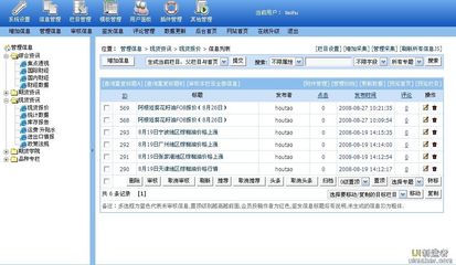 帝国CMS网站管理系统后台管理界面